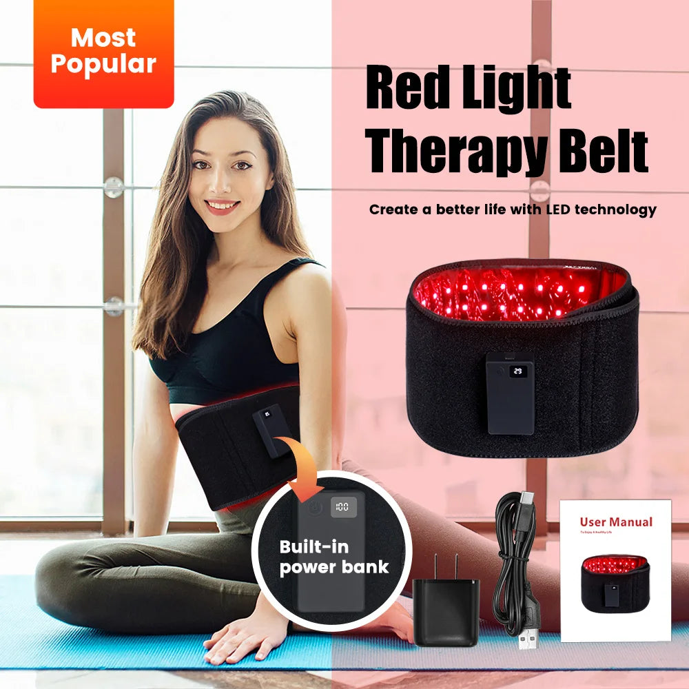 IDEATHERAPY TLB105-F Rechargeable Red Light Belt Wrap