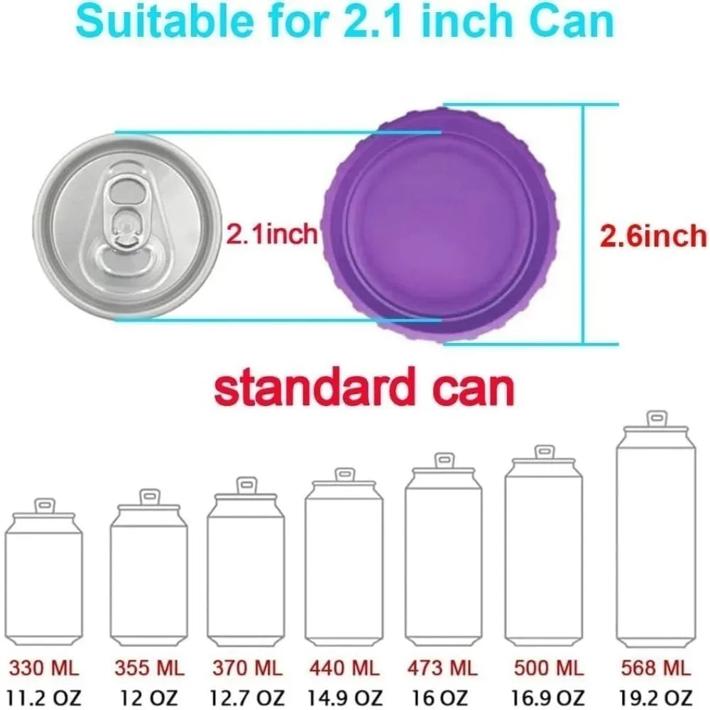 Reusable Silicone Drinks Can Covers