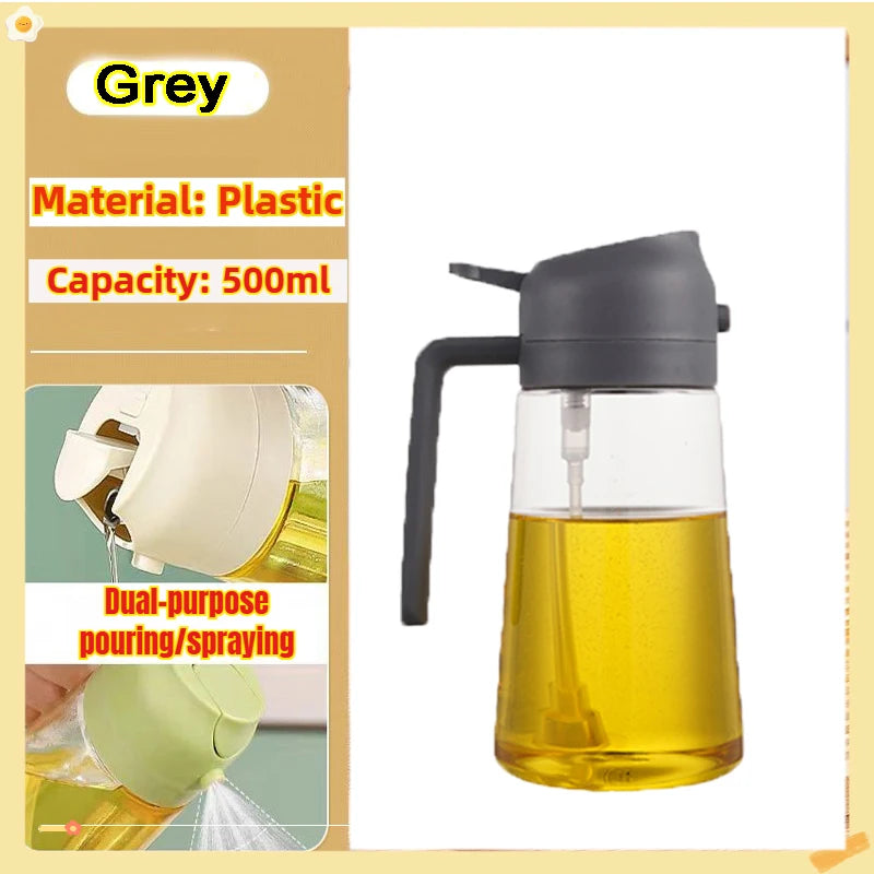 Oil Spray Bottle for Cooking & BBQ – 200ml, 300ml & 500ml | Available with Oil Brush