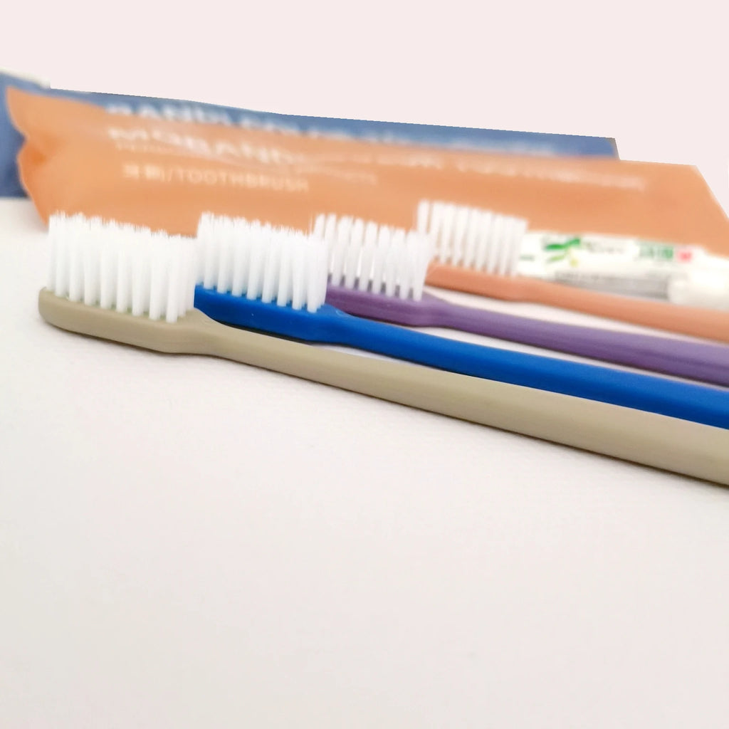 Free Fast Shipping High Good Quality Multi Color Toothbrush Toothpaste Dental Kit for Travel Portable Family Guest Frosted Bag