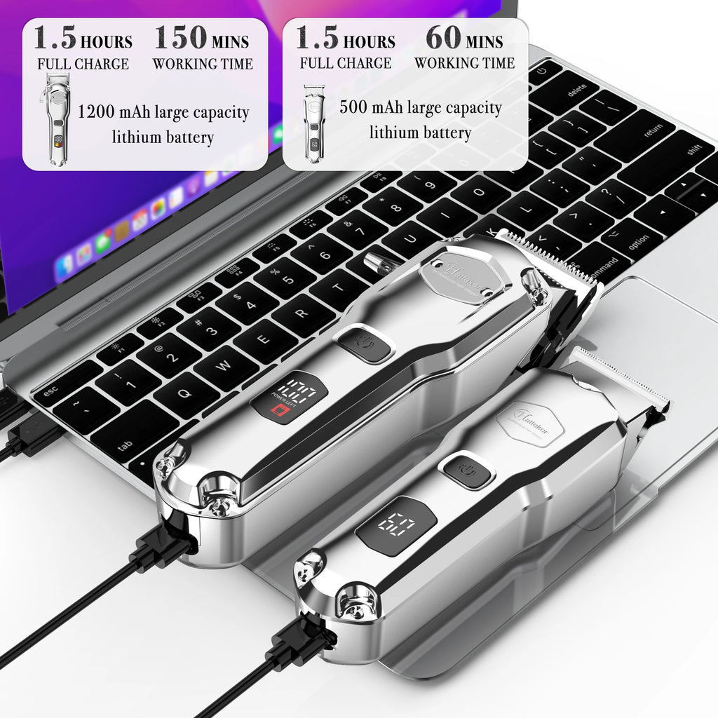 Hatteker Cordless Hair Clipper & Trimmer Combo Kit