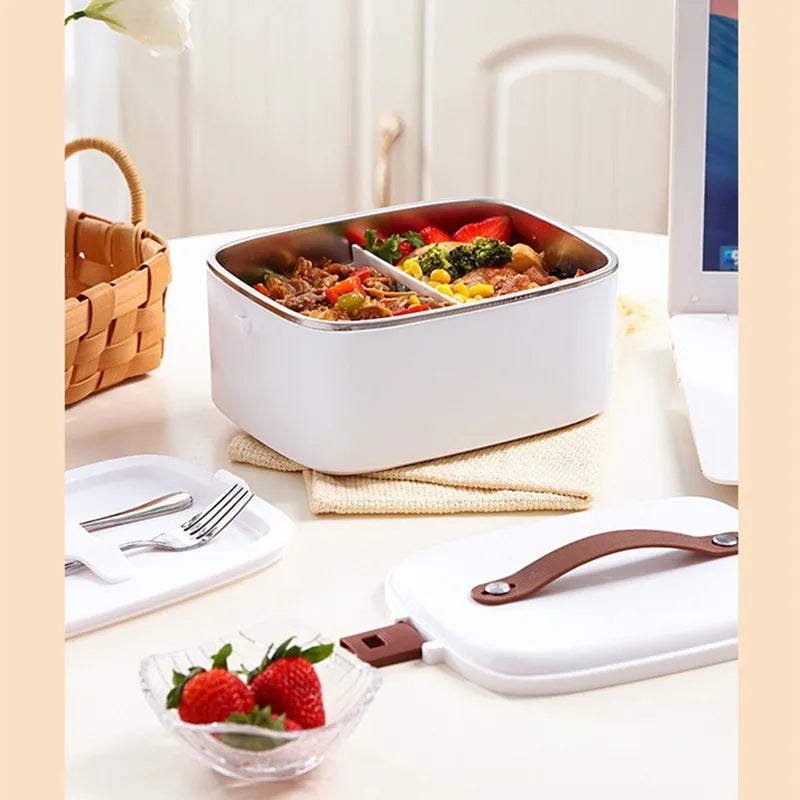 Electric Heated Lunch Box for Home & Vehicle Use – 12V/24V