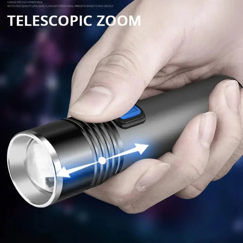395 nm Rechargeable UV Torch with Adjustable Focus