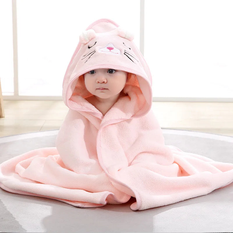 Soft Newborn Swaddle Blanket 5-in-1 Set Air-Conditioner Quilt Bath Towel Cozy Spring Autumn Baby