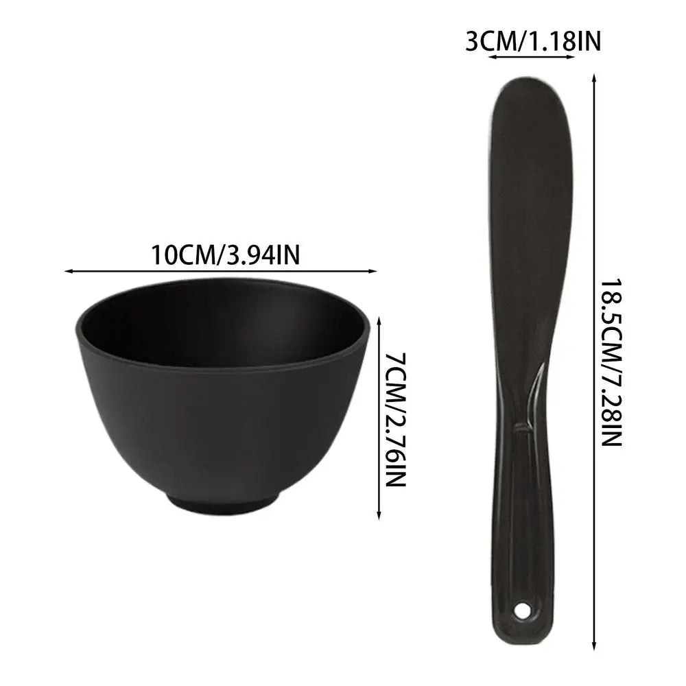Silicone Facial Mask Mixing Bowl & Spatula Set