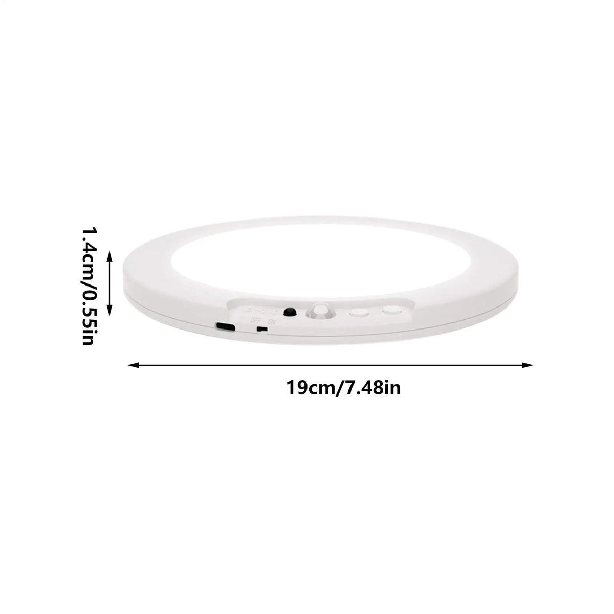 Rechargeable LED Motion Sensor Ceiling Light with Remote