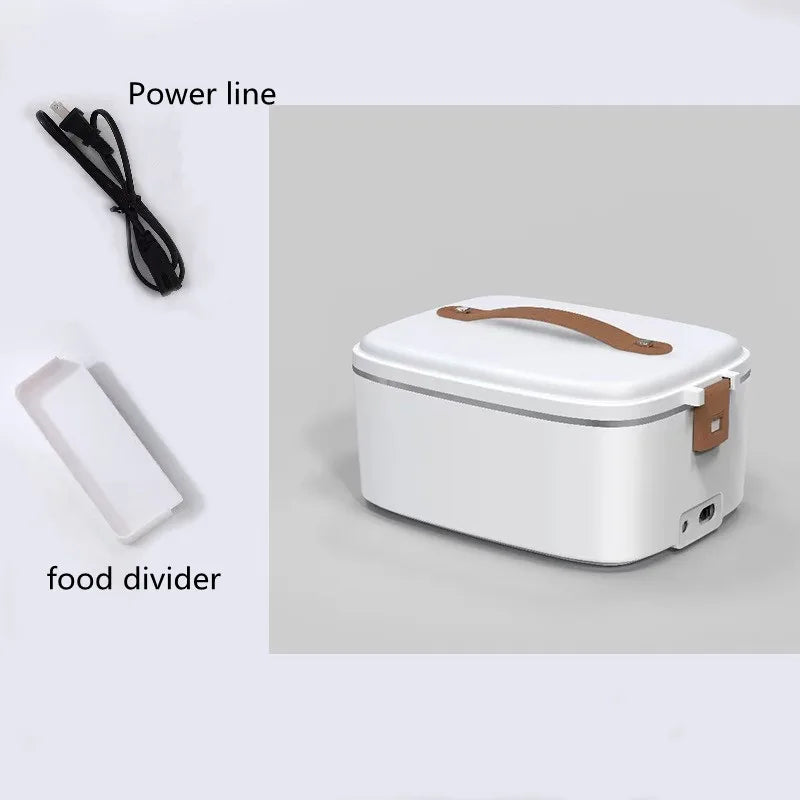 Electric Heated Lunch Box for Home & Vehicle Use – 12V/24V