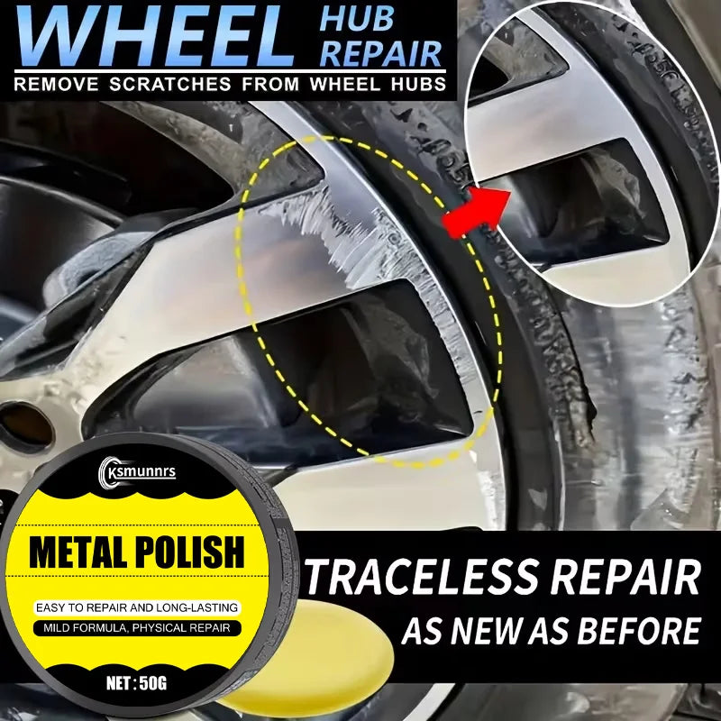 Metal Polishing Paste for Wheel Care – 50 g