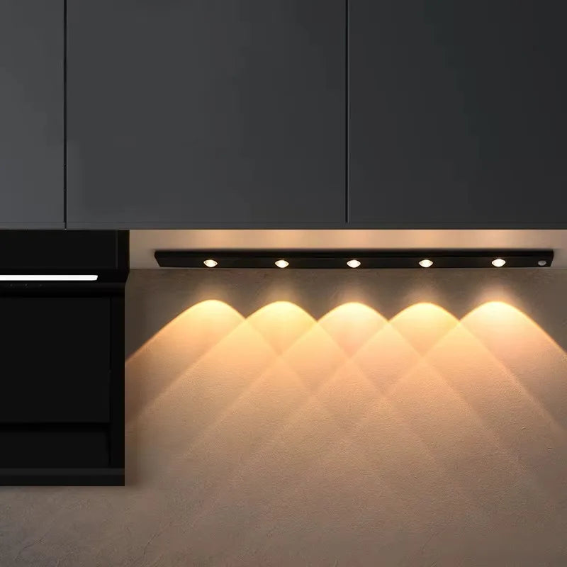 Slim Rechargeable LED Cabinet Light with Motion Sensor – 20–50cm