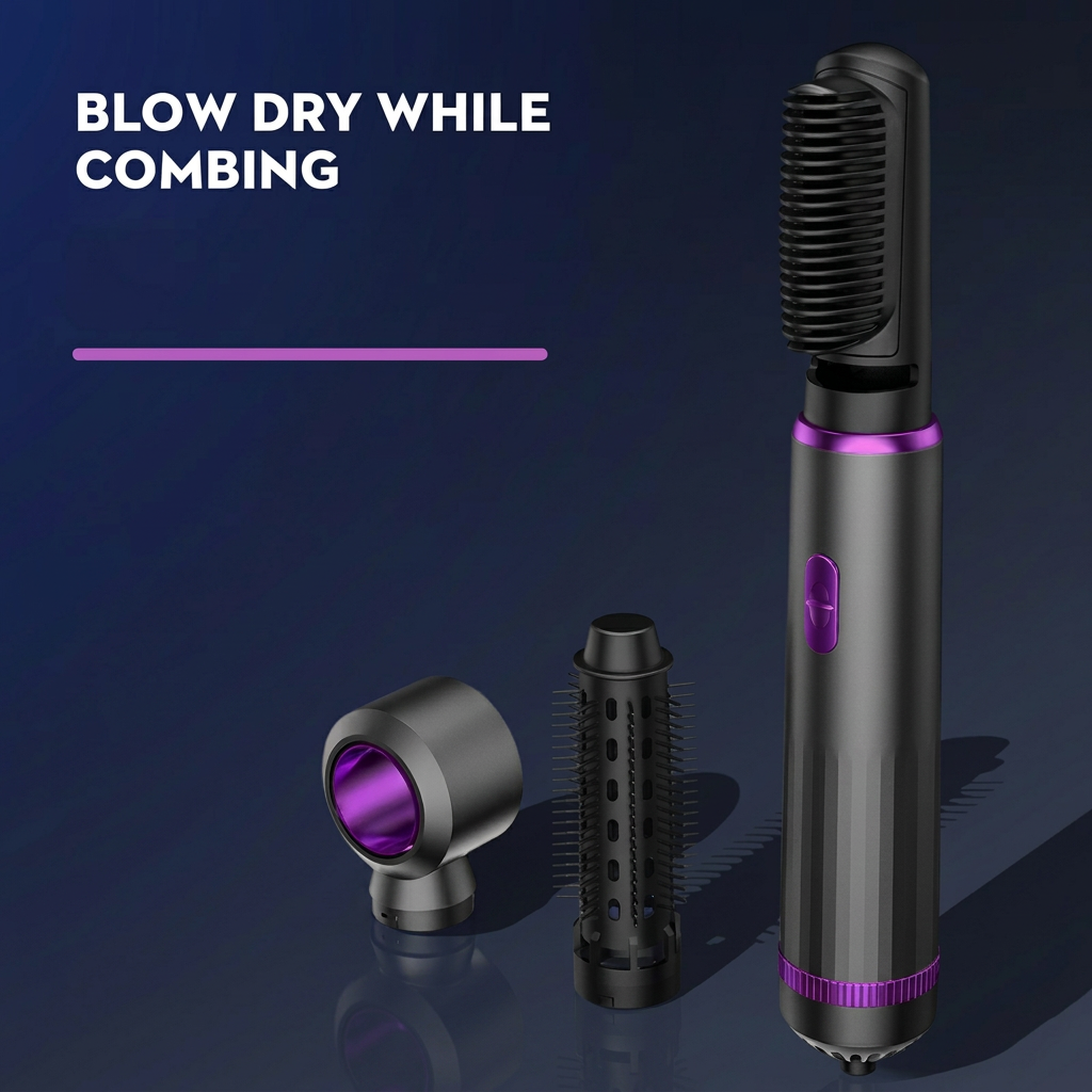 3-in-1 Hair Dryer & Hot Air Brush Styling Set
