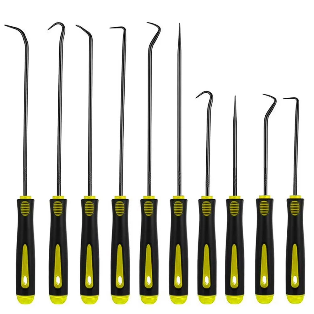 Precision Pick & Hook Tool Set – Oil Seal & O-Ring Removal Tools for Automotive & Mechanical Use (4 or 10 Piece)