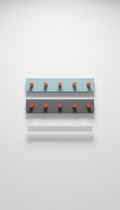Minimalist Wall-Mounted Coat Rack – Six Hooks