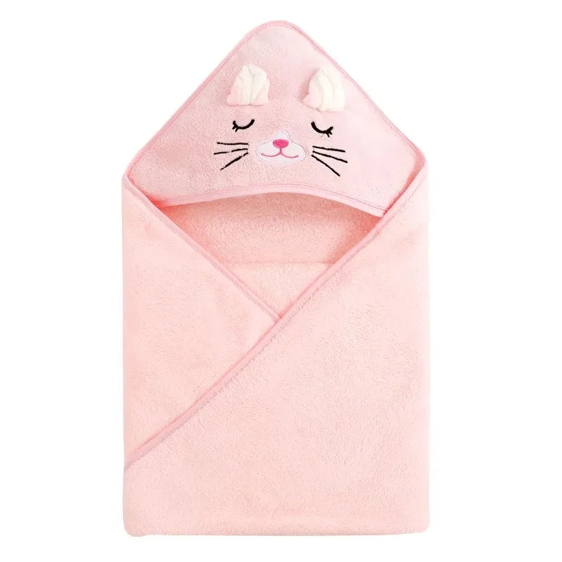 Soft Newborn Swaddle Blanket 5-in-1 Set Air-Conditioner Quilt Bath Towel Cozy Spring Autumn Baby