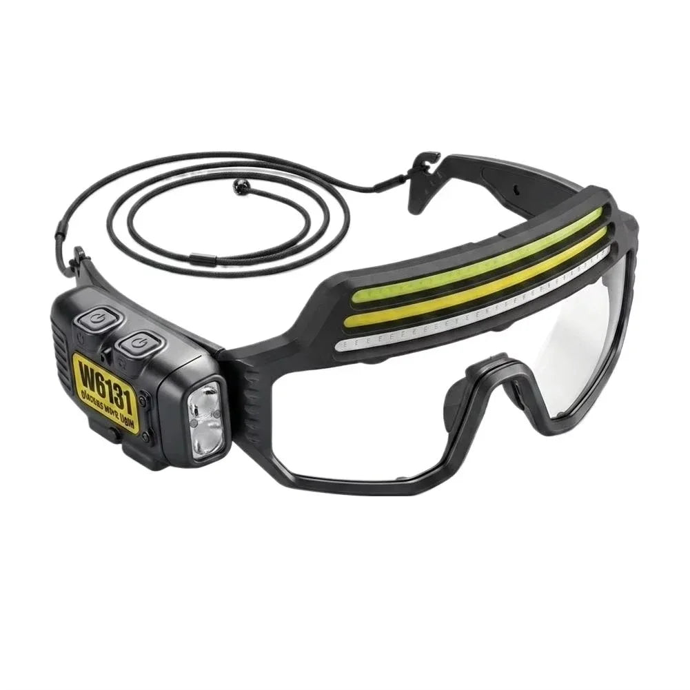 Rechargeable LED Light Glasses with Motion Sensor