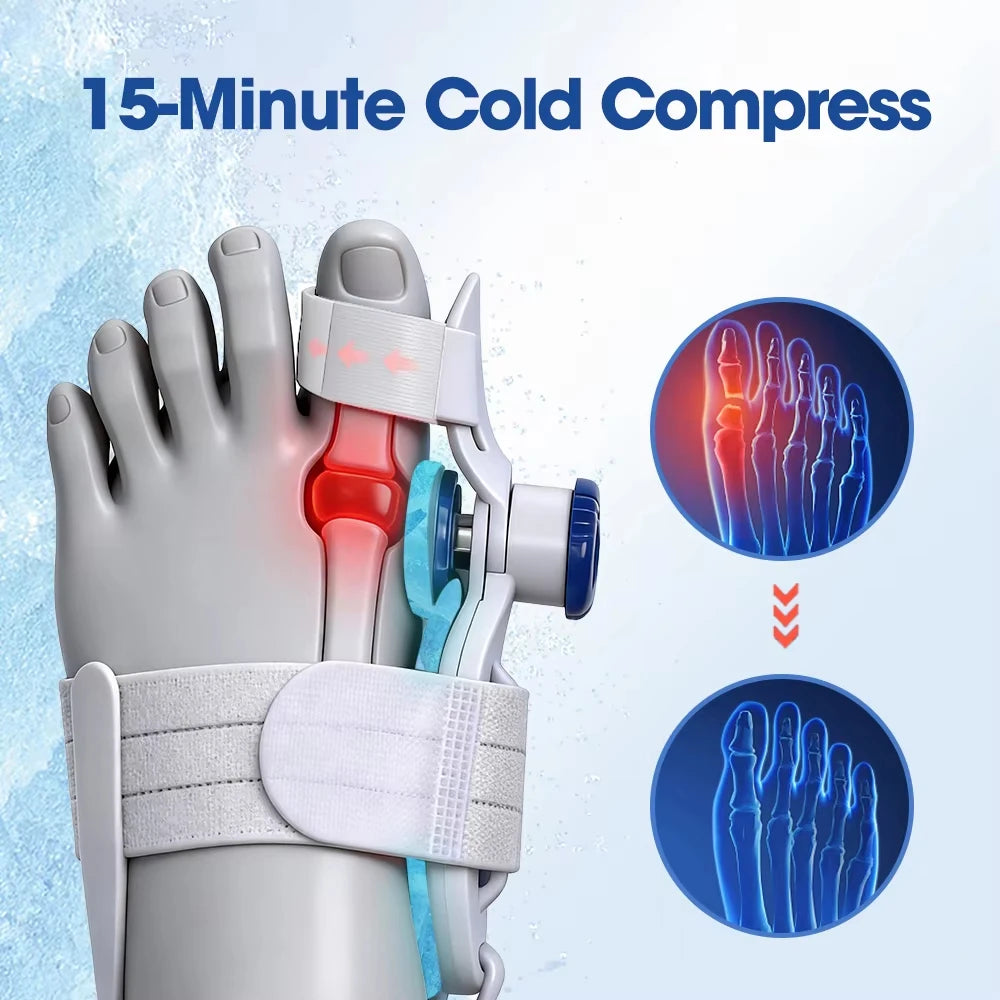Adjustable Bunion Toe Splint with Gel Pad – 1 Piece