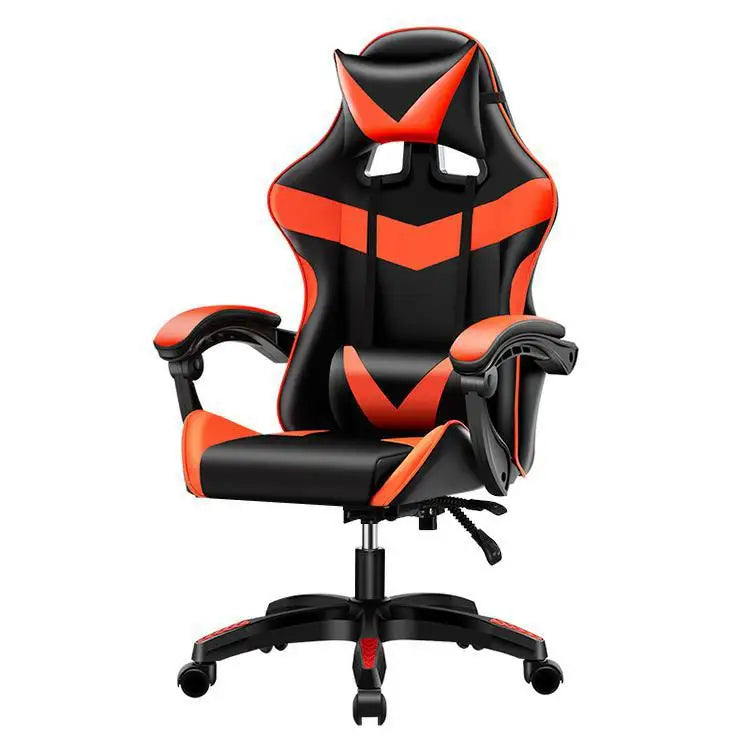 Ergonomic Gaming Chair with Footrest and Lumbar Support