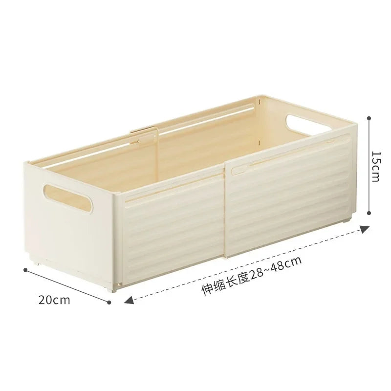 Adjustable Drawer Organiser Basket for Cabinets and Shelves