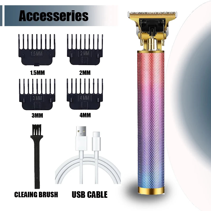 Vintage T9 Cordless Hair Trimmer & Accessory Options