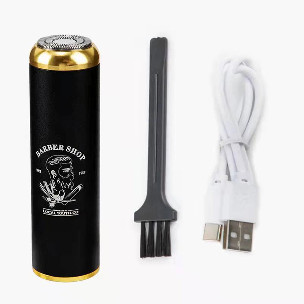 Men's Mini Electric Shaver – USB Rechargeable Travel Razor