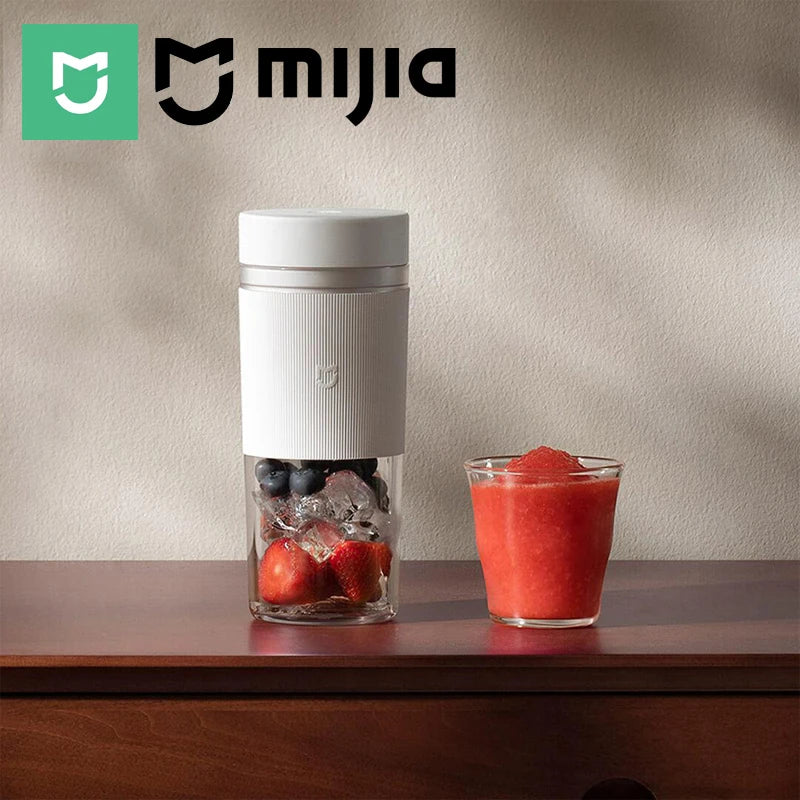 MIJIA Portable Juicer Cup 2, 300ml Rechargeable Blender with USB-C Charging