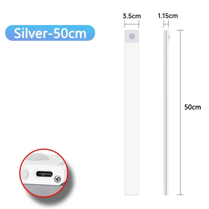 Rechargeable LED Under-Cabinet Light with Motion Sensor