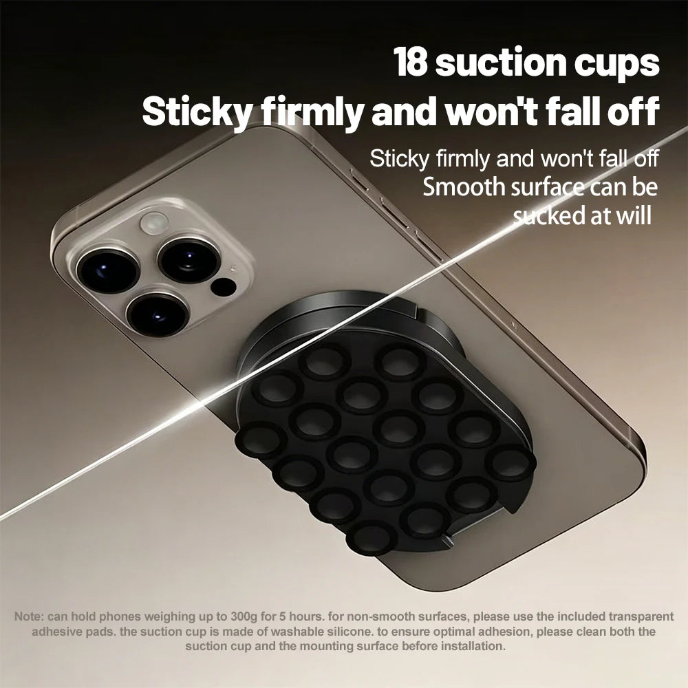 3-in-1 Magnetic Phone Holder with Suction Cup