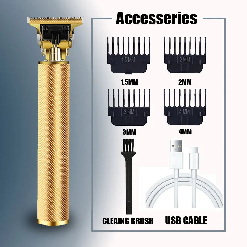 Vintage T9 Cordless Hair Trimmer & Accessory Options