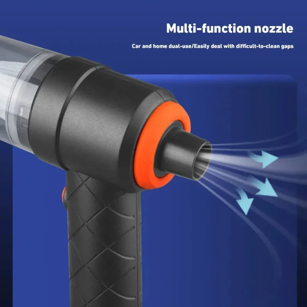 Cordless Handheld Car Vacuum Cleaner - 12V Portable Auto Interior Vacuum