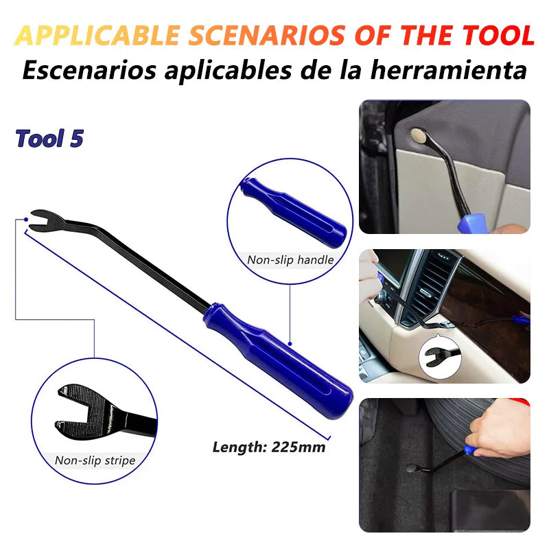 Car Interior Trim Removal Tool Kit | Panel Pry & Dashboard Disassembly Set | 1–5 Piece Options