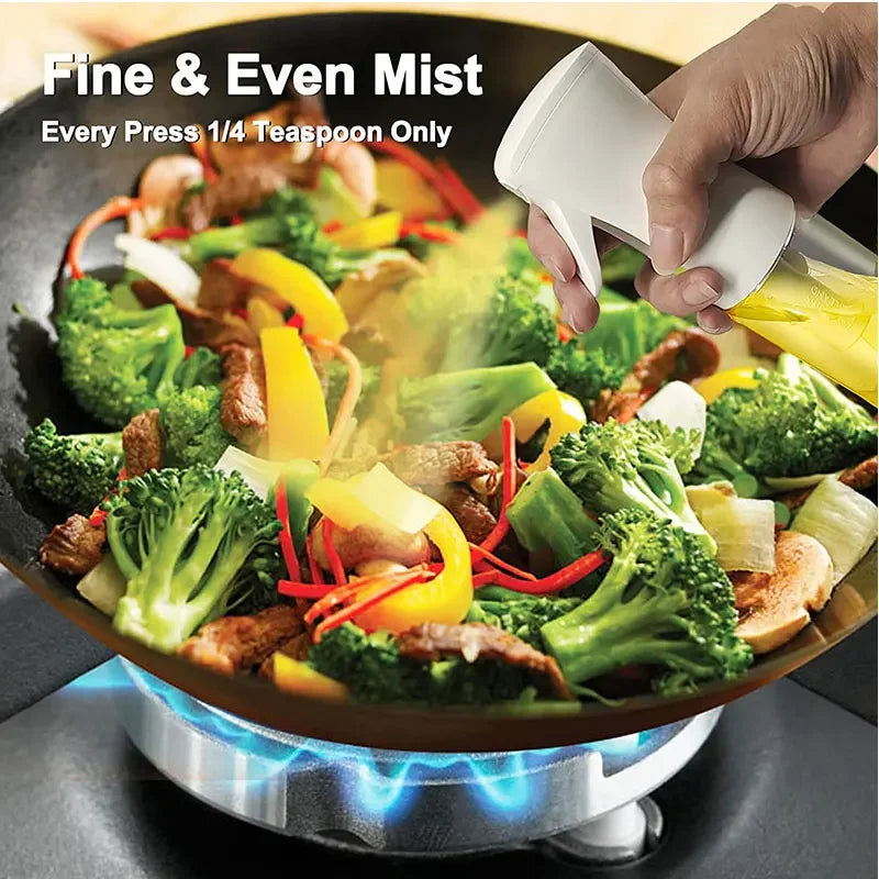 Oil Spray Bottle for Cooking & BBQ – 200ml, 300ml & 500ml | Available with Oil Brush