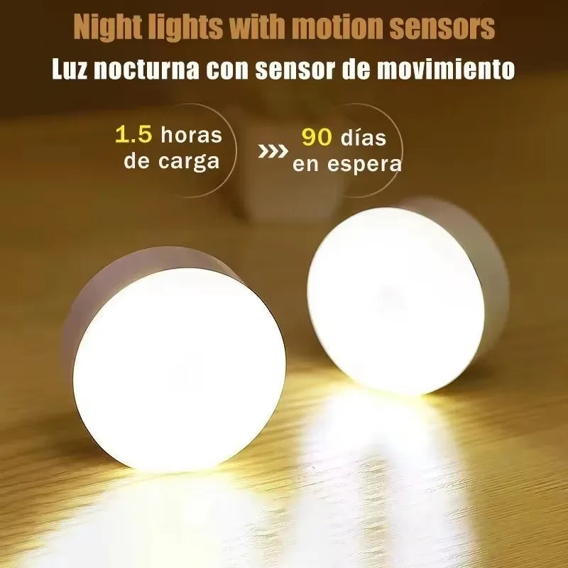 USB Rechargeable LED Night Light with Touch Control