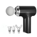 Mini Rechargeable Massage Gun with 6 Speeds and 4 Heads