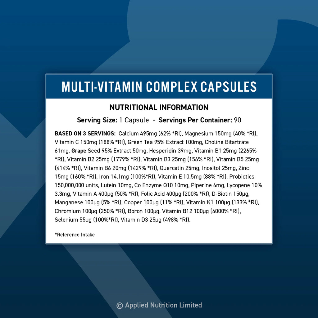 Applied Nutrition Multivitamin Complex – 90 Capsules