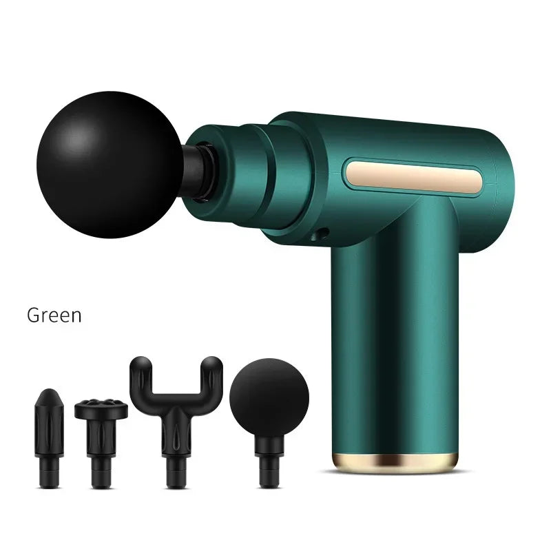 Portable USB Rechargeable Massage Gun, Handheld Percussion Massager