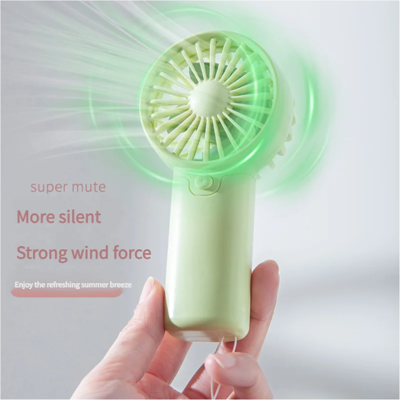 Portable Fan Convenient Creative Small Fan Pocket Hand-held Fan Lightweight AA Battery Handheld Mini Fan Air Coolers