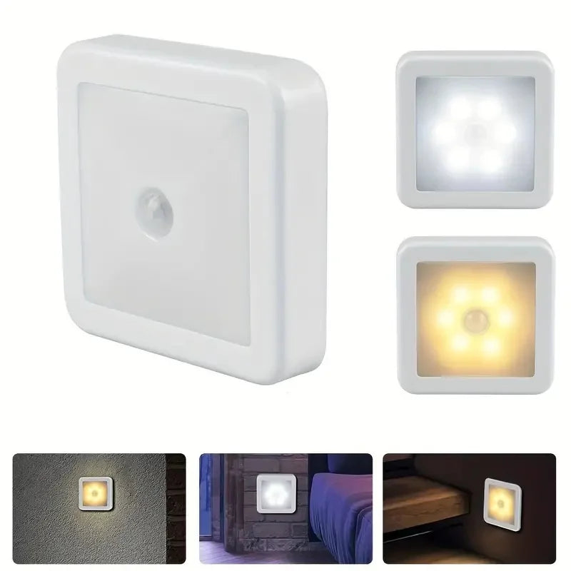 Battery-Powered Motion Sensor LED Night Light