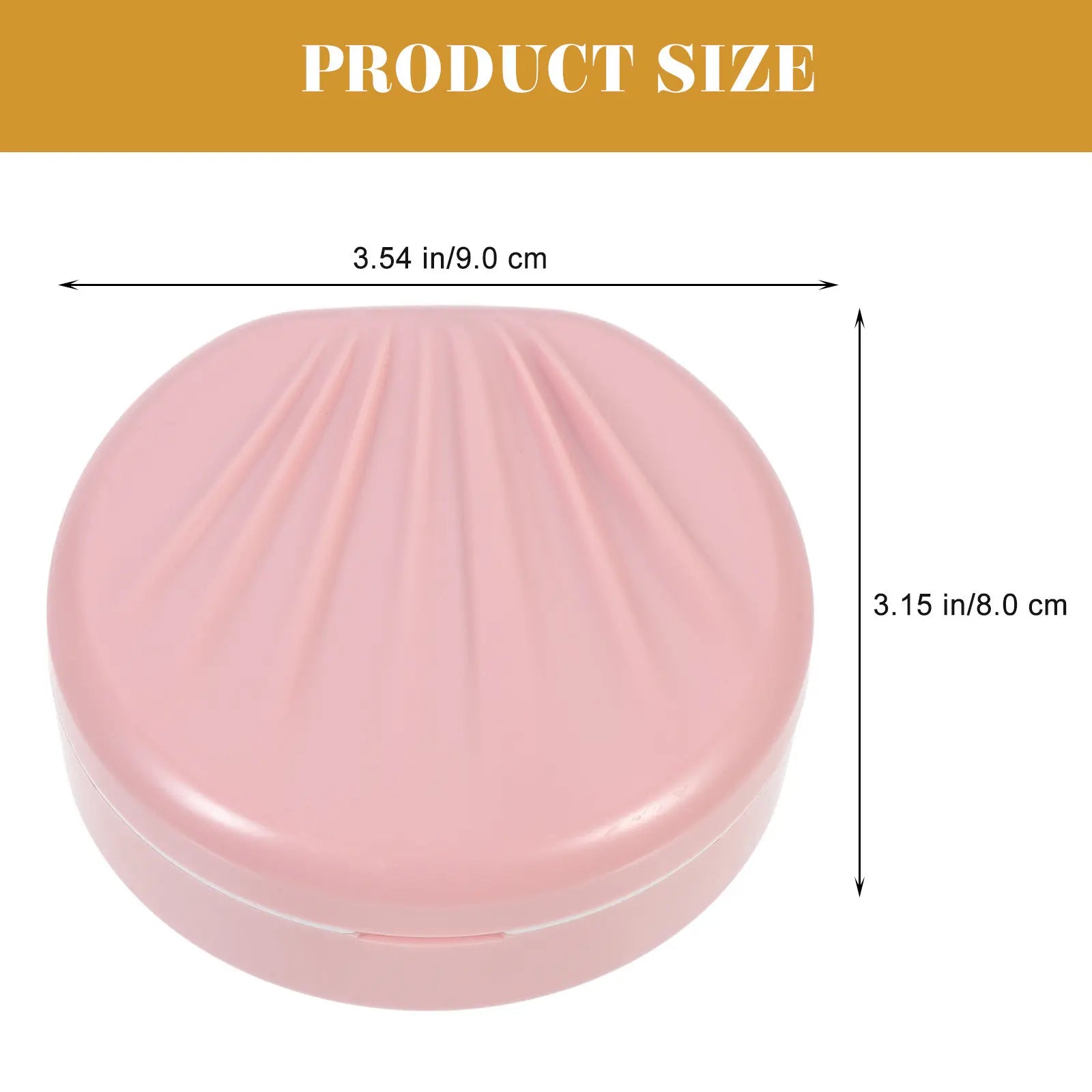 Small Denture Box Portable Orthodontic Retainer Case for Braces False Teeth Mouth Guard Compact Breathable Travel Denture