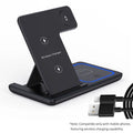 3-in-1 Wireless Charging Stand for Phone, Watch & Earbuds