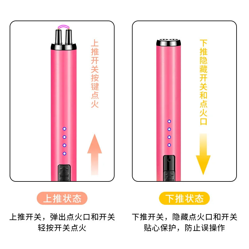 Rechargeable Electric Arc Candle Lighter – Gradient Colours