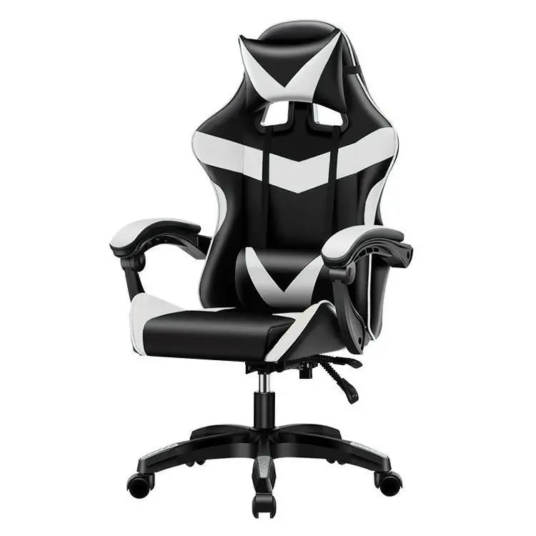 Ergonomic Gaming Chair with Footrest and Lumbar Support