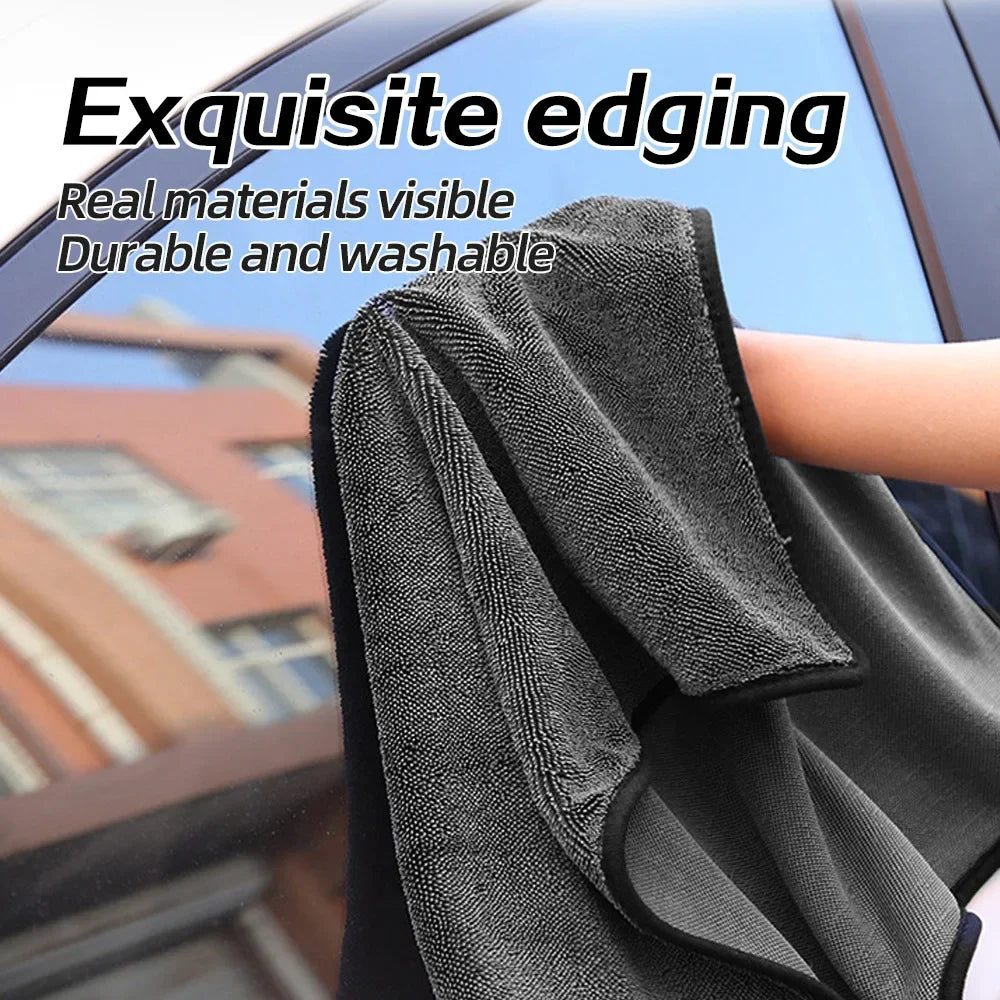 Efficient cleaning rags, car microfiber towels, large-sized and highly absorbent car cleaning cloths