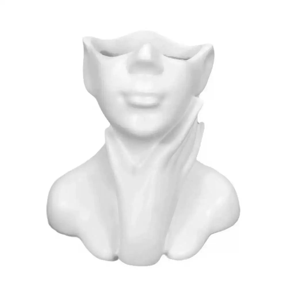 Female Bust Makeup Brush Holder & Decorative Vase