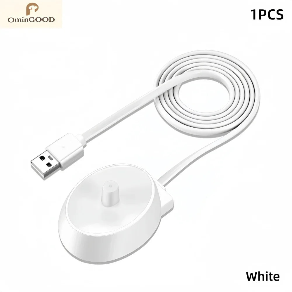 Portable Replacement Charging Base Travel Charger Dock Compatible with Braun Oral-B D12 Pro iO Series Electric Toothbrush