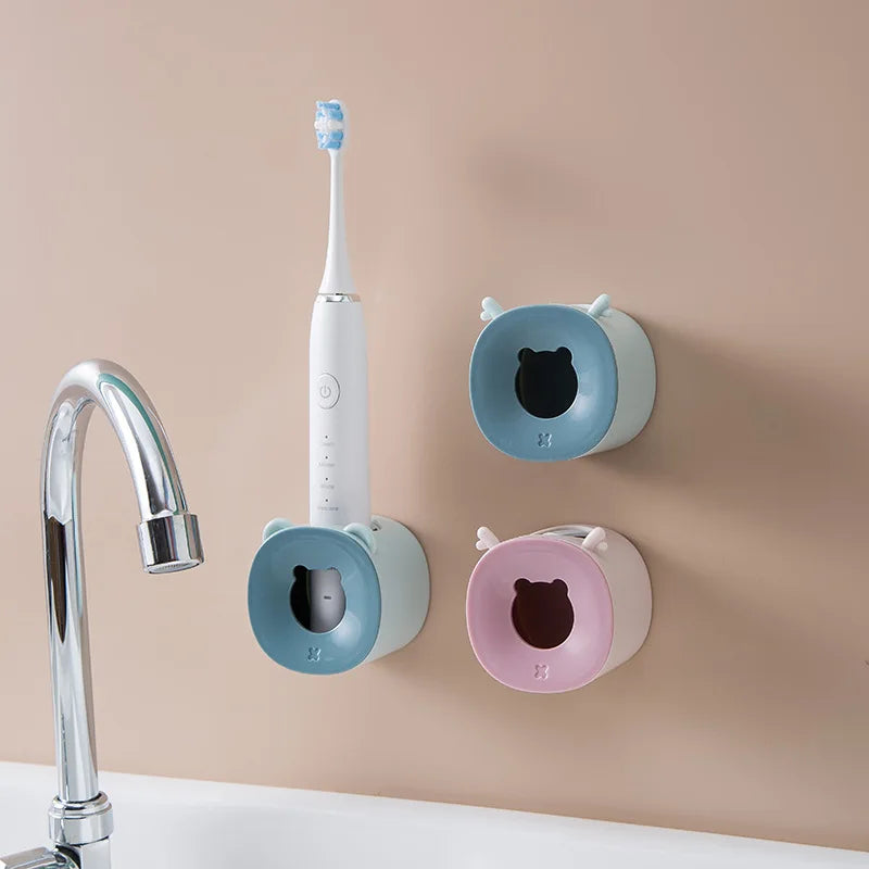 Electric Toothbrush Holder for Bathroom Toothbrush Stand Rack Case Wall Mount Holder Storage Bathroom Accessrioes Drainable 1PC