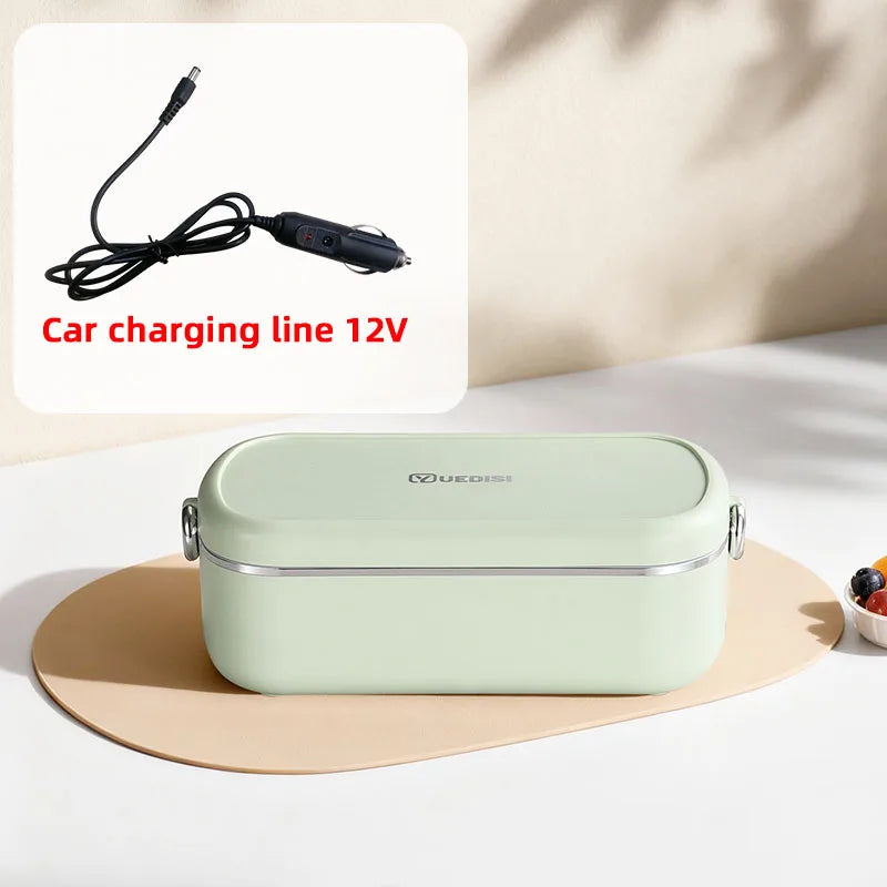Portable Electric Heated Lunch Box for Work and Travel