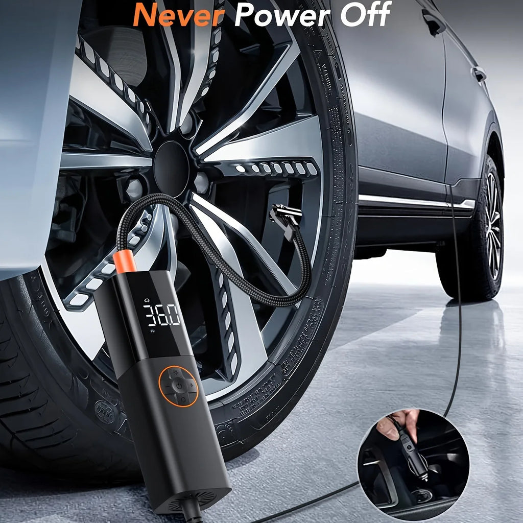 Tire Inflator, 12V Portable Air Compressor for Car Tires