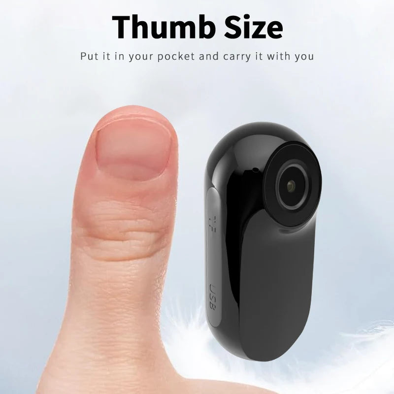 Mini Body Camera with 0.96-Inch Screen and 1080p Video
