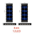 Outdoor Solar LED Wall Light – Up & Down Garden Lighting