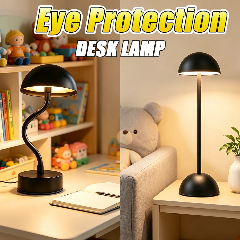 Eye Protection Desk Lamp Designed for Children's Learning and Reading USB Rechargeable Table Lamp Bedside Lamp Gift for Children