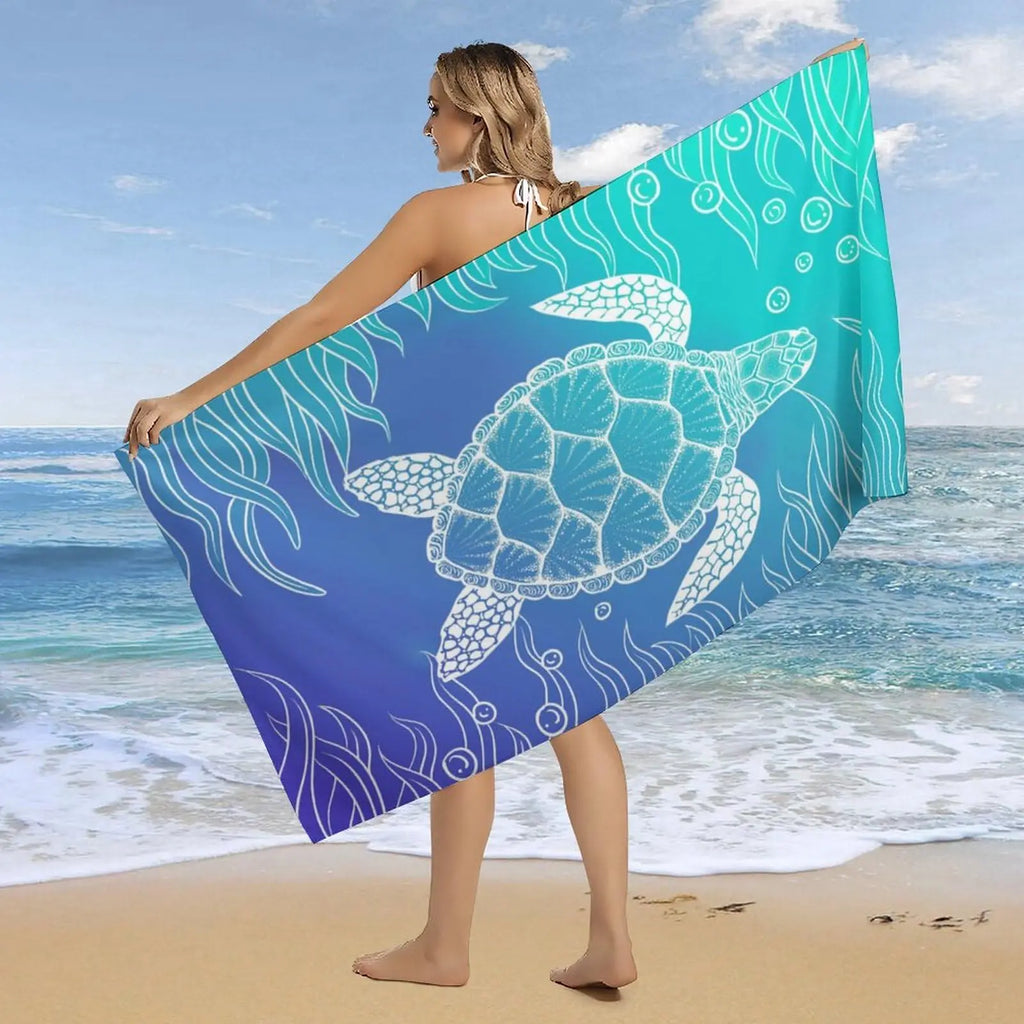 Microfiber Beach TowelLarge Quick-drying sunscreen for Adults  Absorbent Bath Towel Travel Swimming Pool Towel outdoor